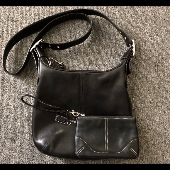 Coach Handbags - Leather Crossbody & Mini Wristlet  (set of 2)